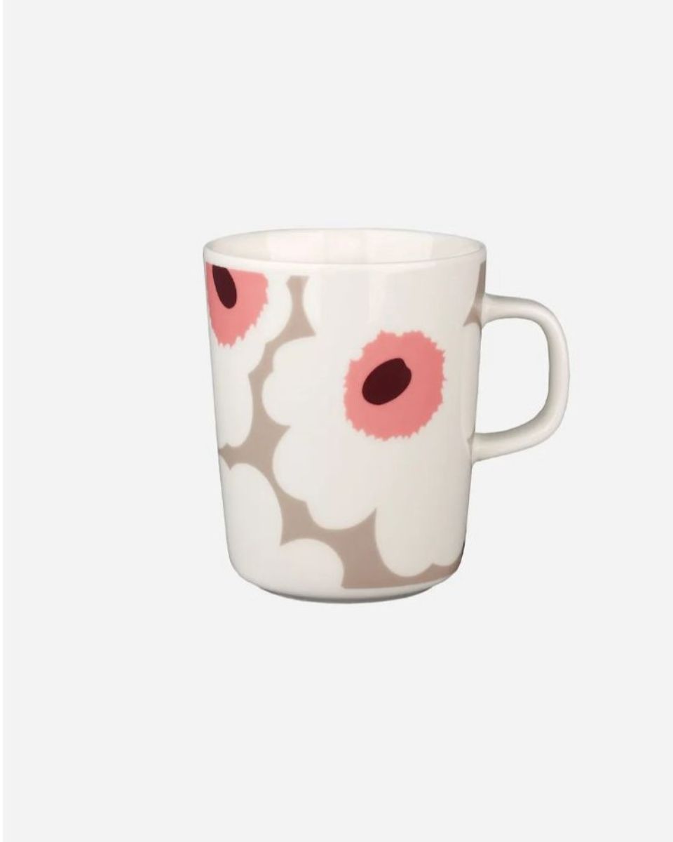 Marimekko | Unikko  Mug - White/Clay/Wine | Zabecca Living