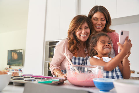 mother's day baking 3 generations