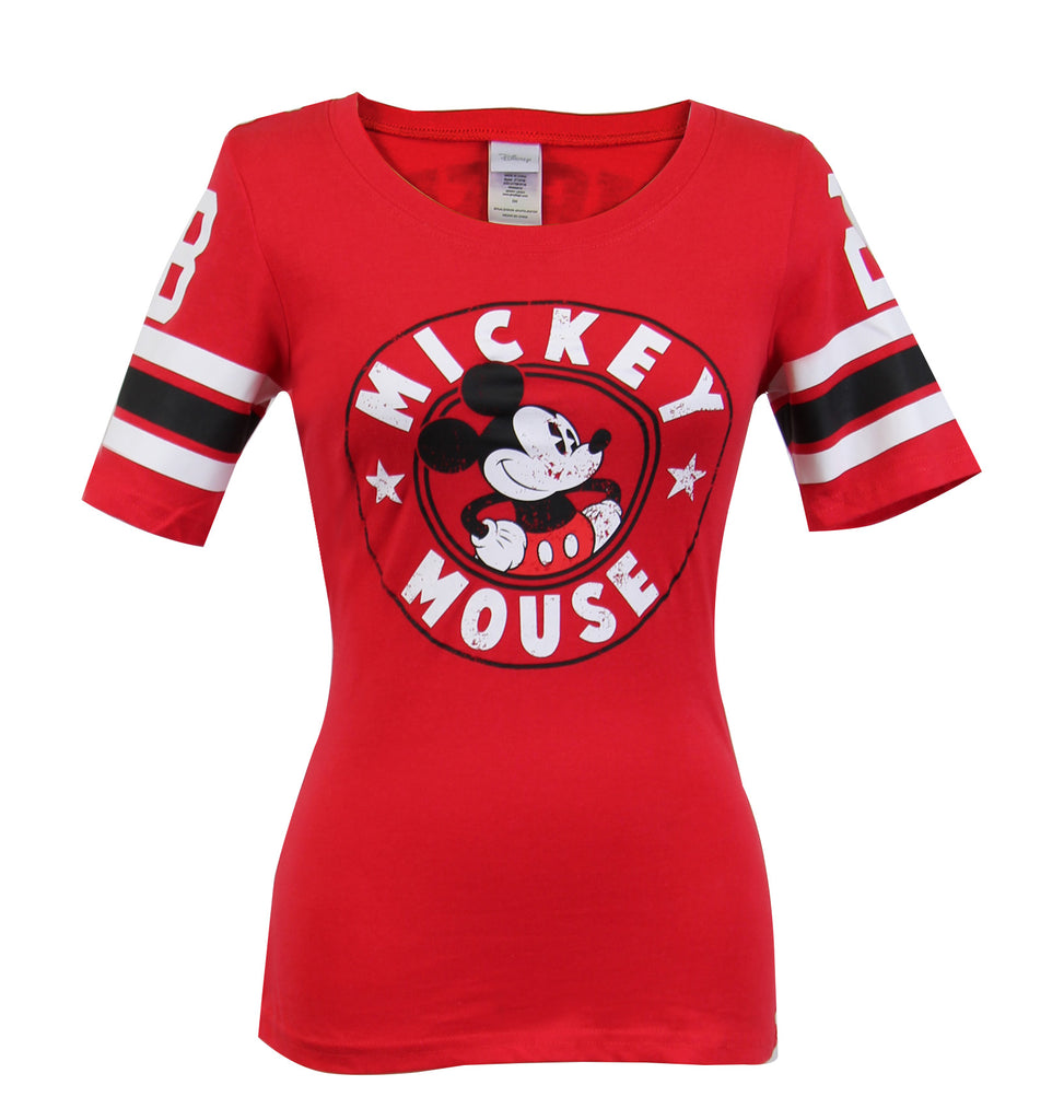 red mickey mouse shirt