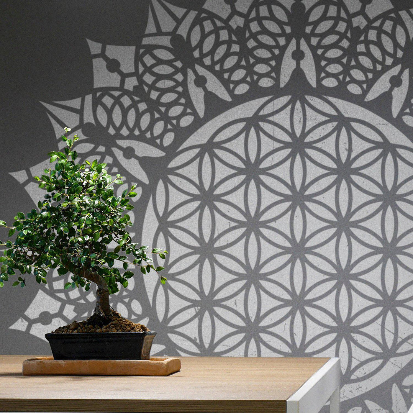 circle wall stencils