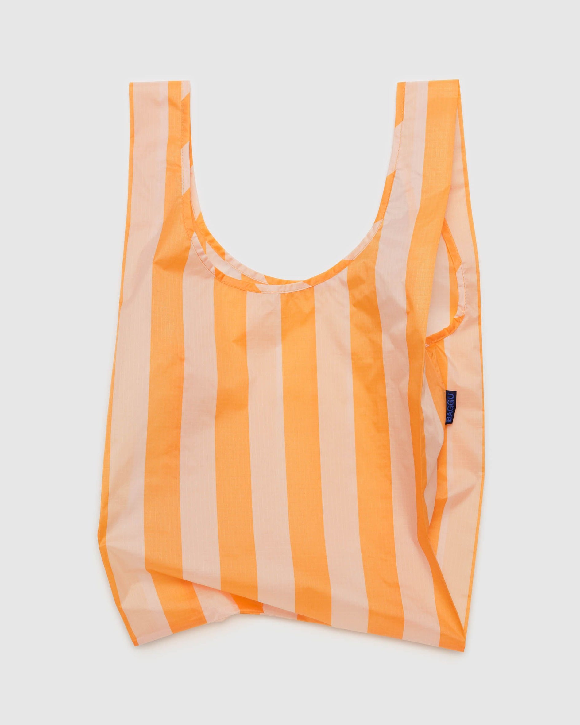 Standard Baggu - Tangerine Wide Stripe