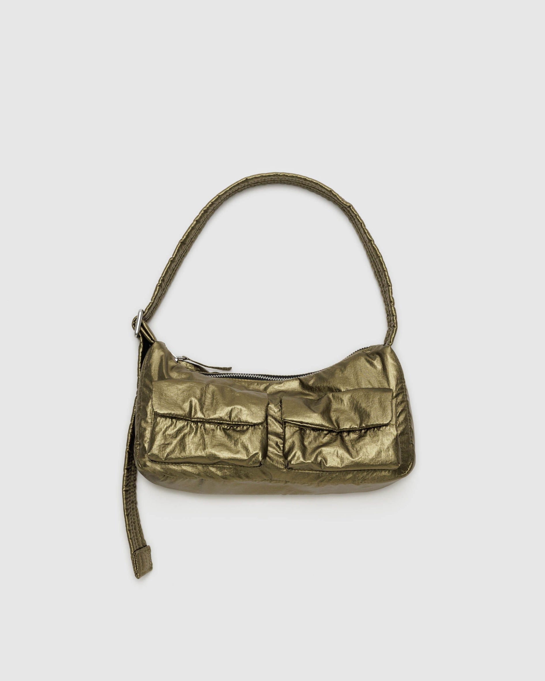 Cargo Shoulder Bag - Brass Metallic