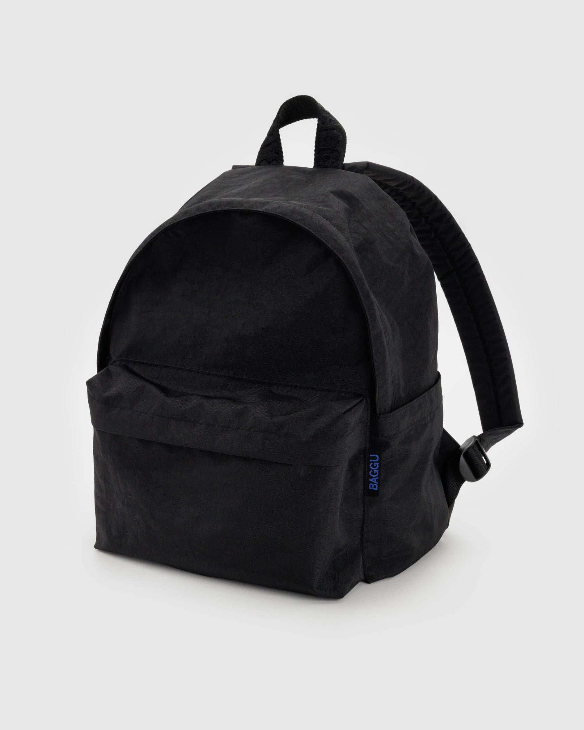 Medium Nylon Backpack - Black