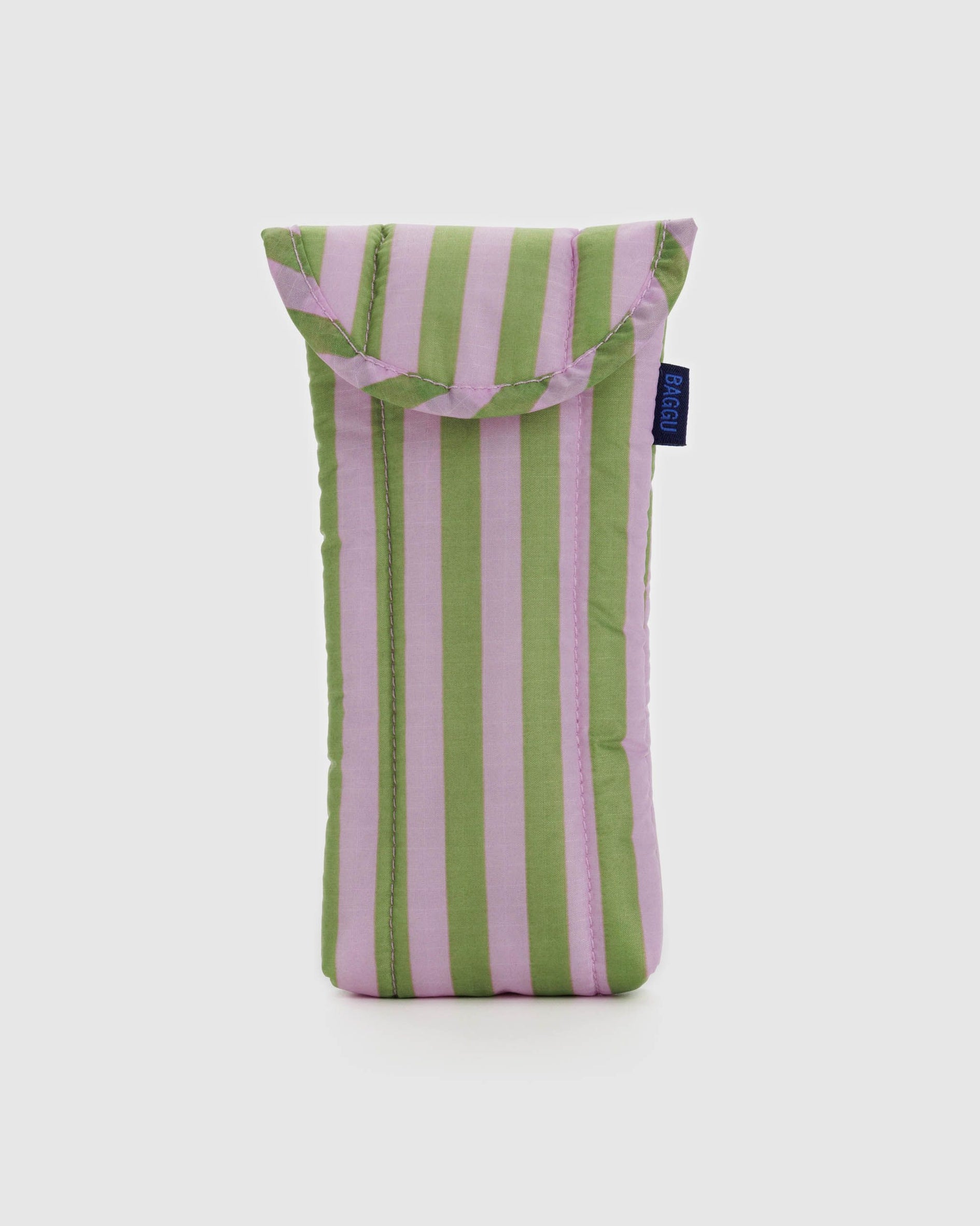 Puffy Glasses Sleeve - Avocado Candy Stripe