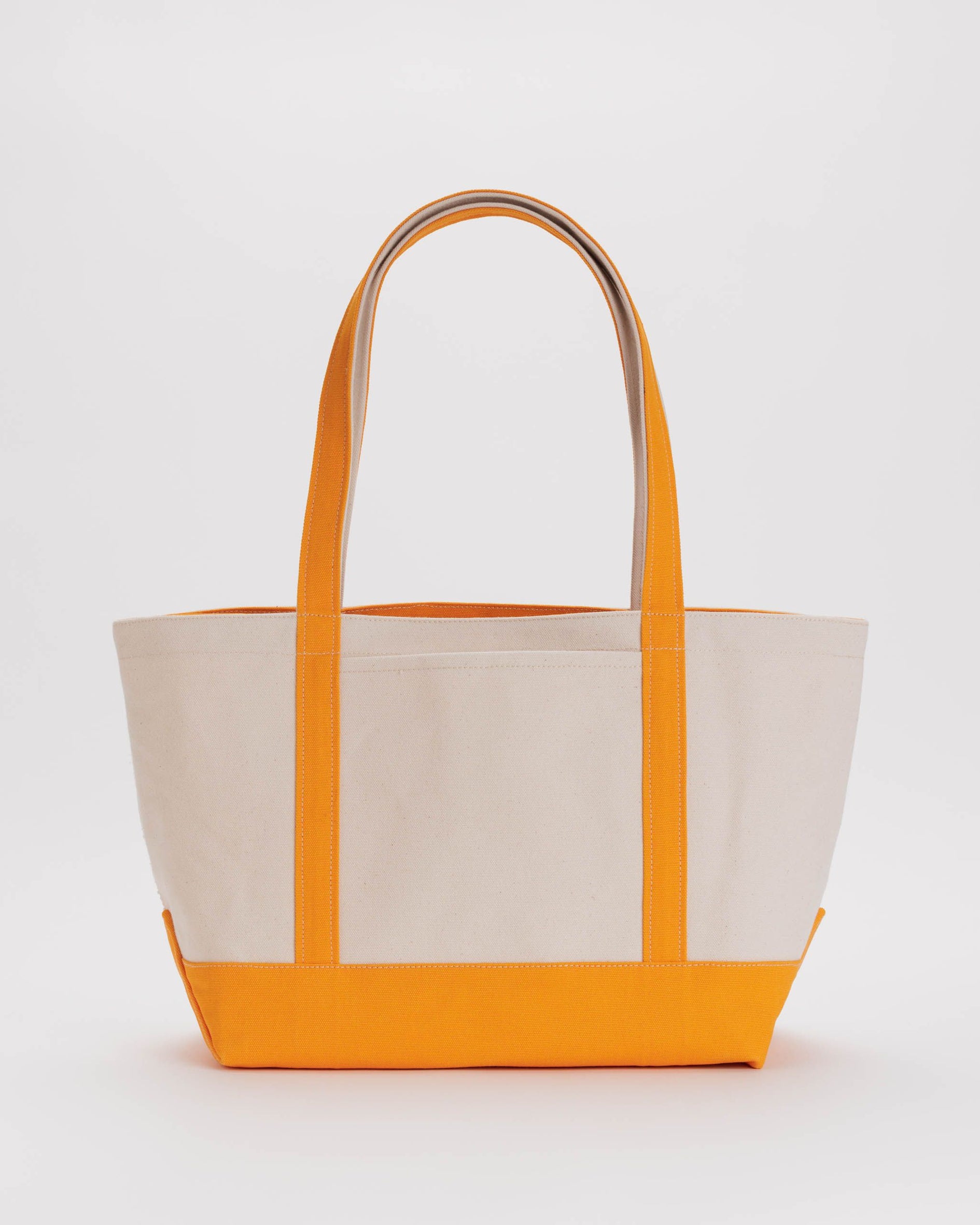 Medium Heavyweight Canvas Tote - Tangerine