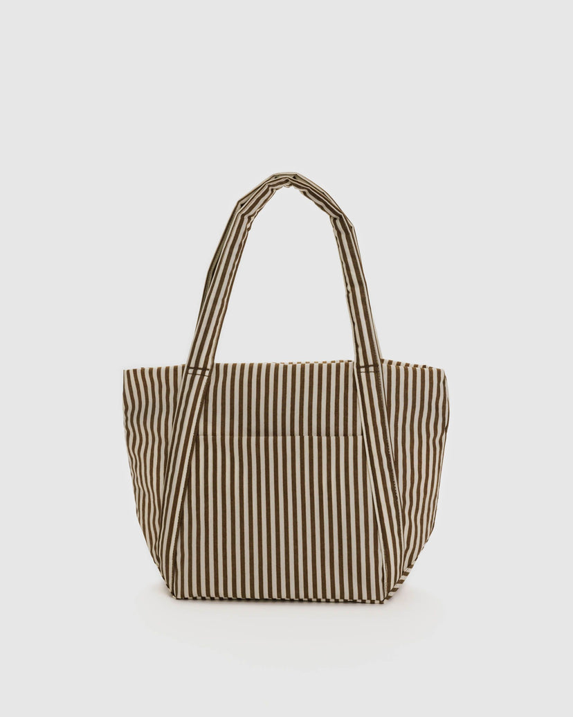 Mini Cloud Bag in Brown Stripe