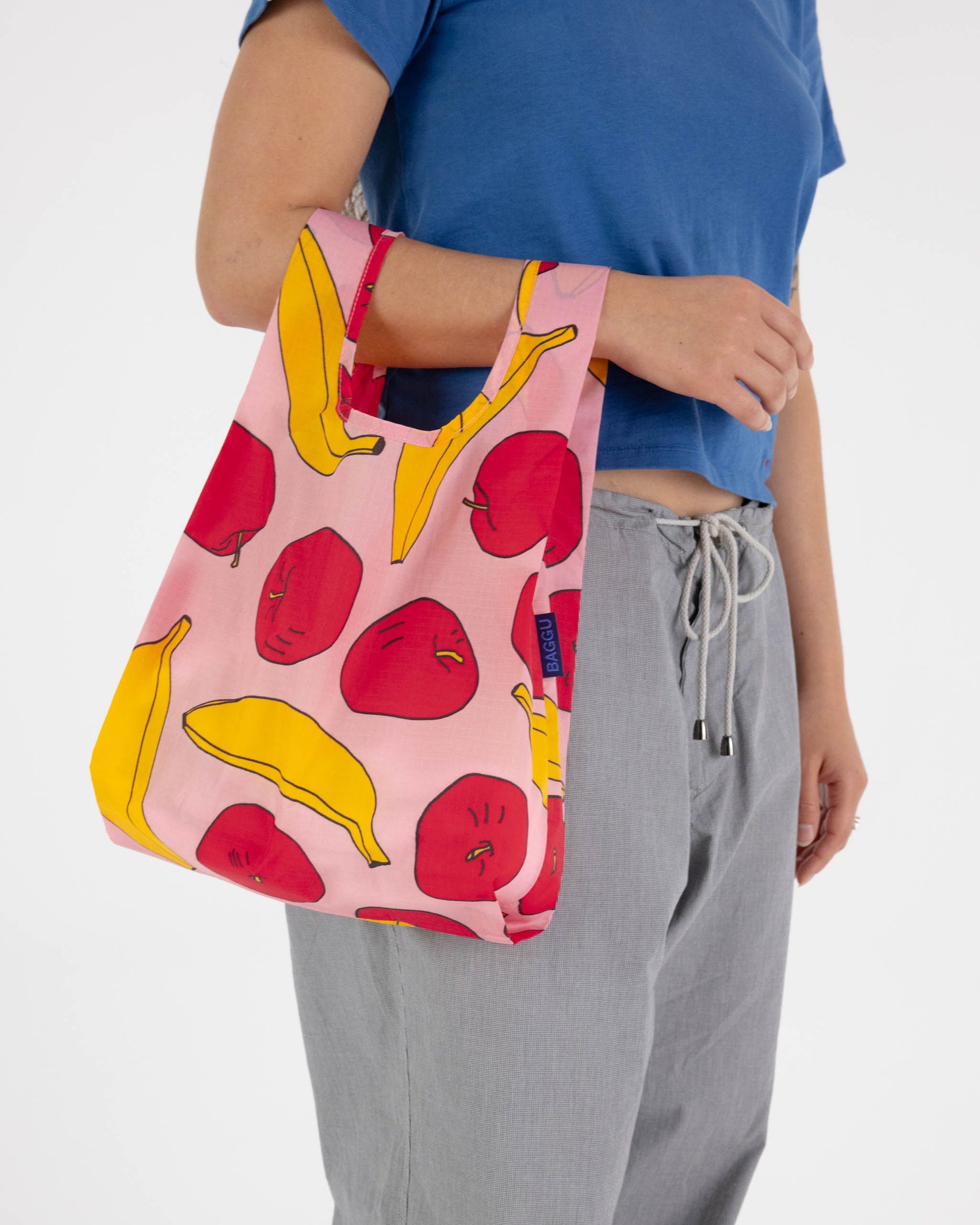 Baby Baggu : Light Pink Apples & Bananas - Baggu