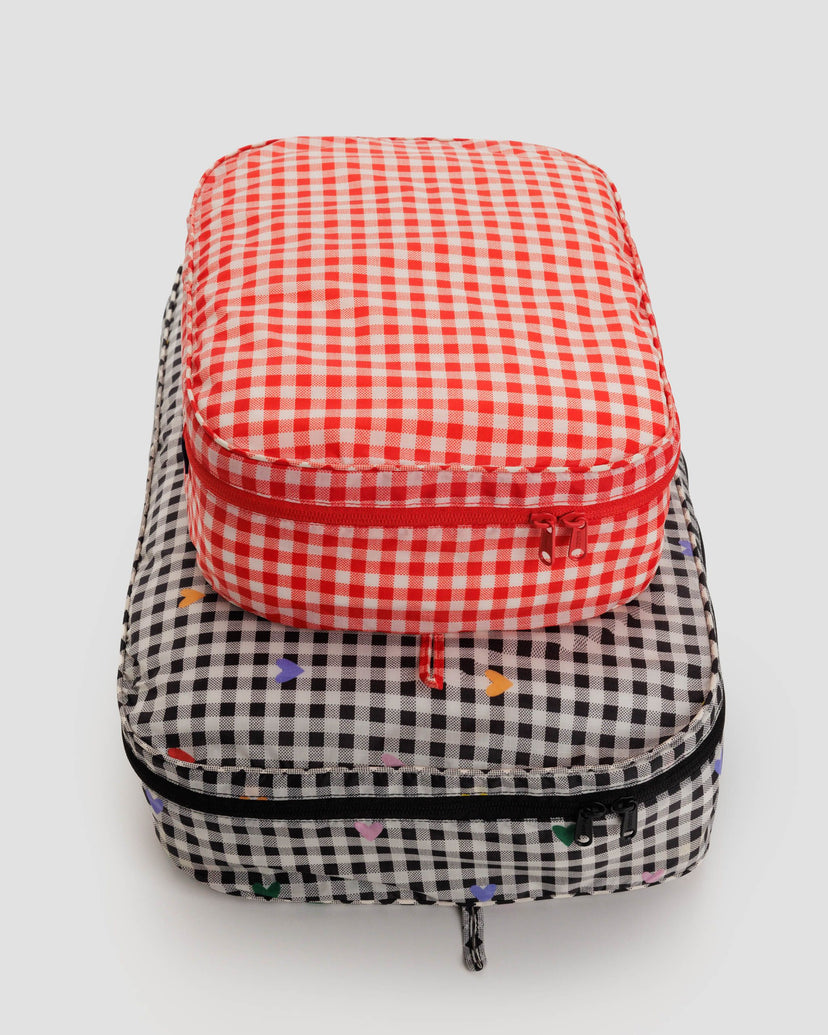 Large Packing Cube Set in Gingham