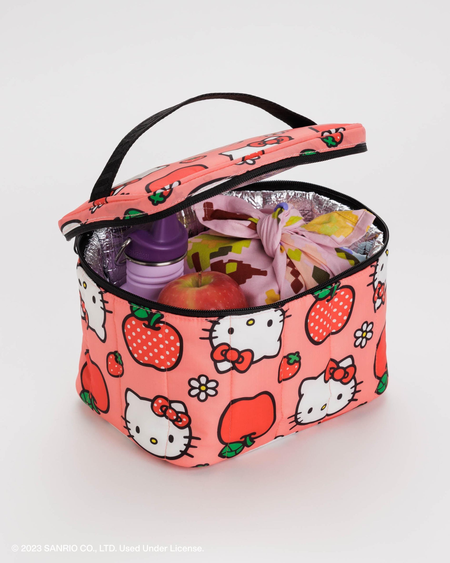 Hello Kitty Kids' Square Lunch Box and Bag - Pink