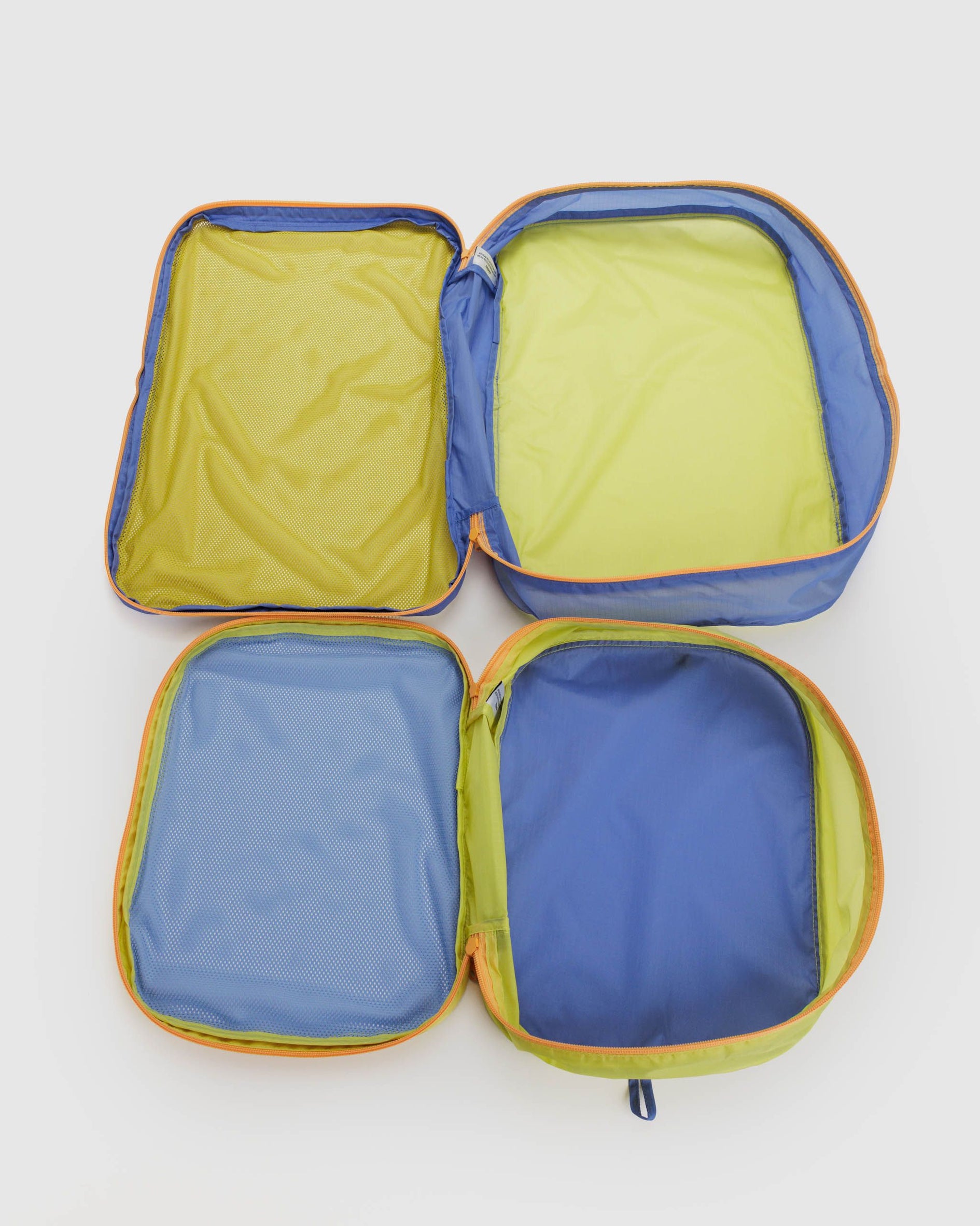 Large Packing Cube Set : Mesh Sunny Set - Baggu