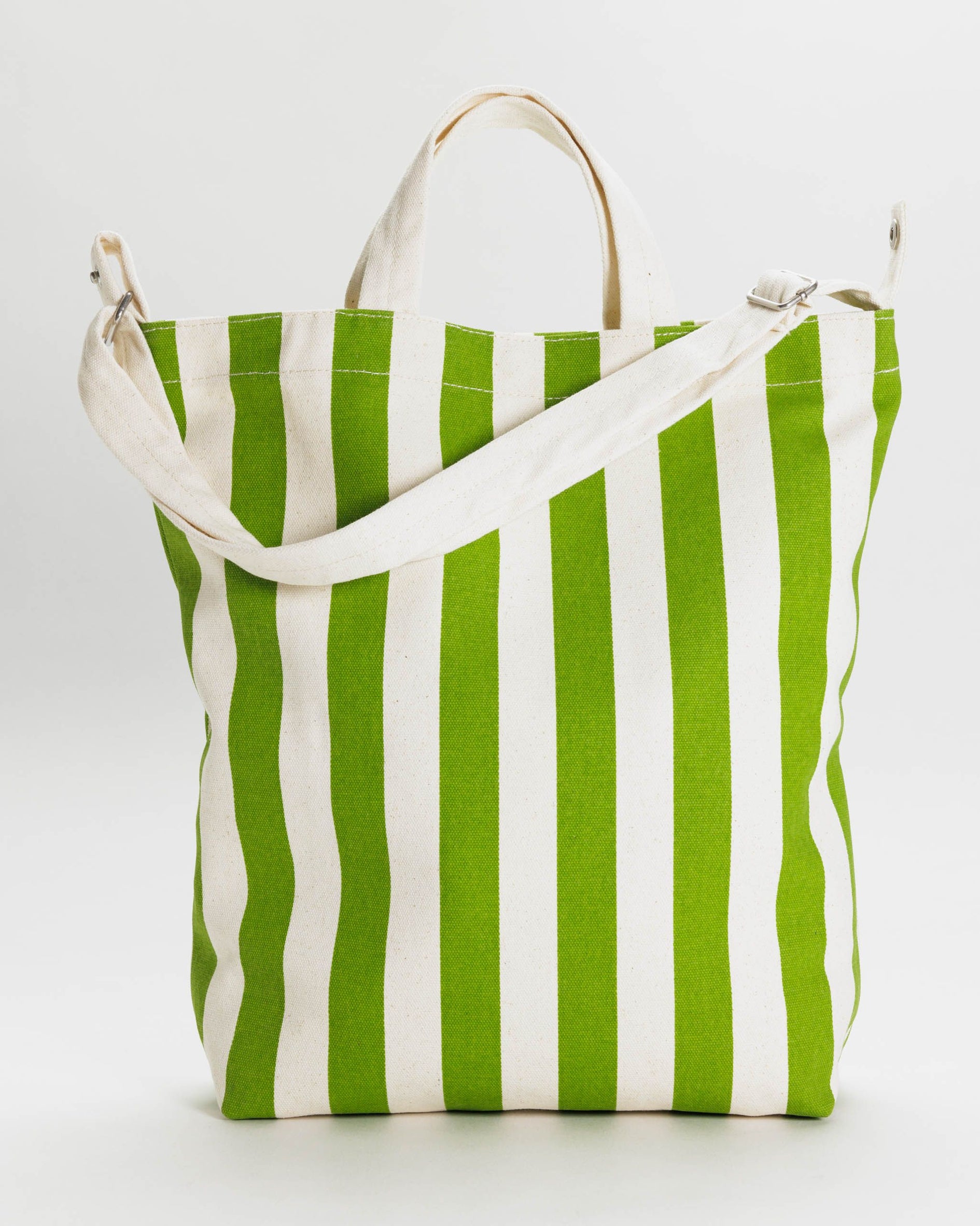 Duck Bag : Green Awning Stripe - Baggu