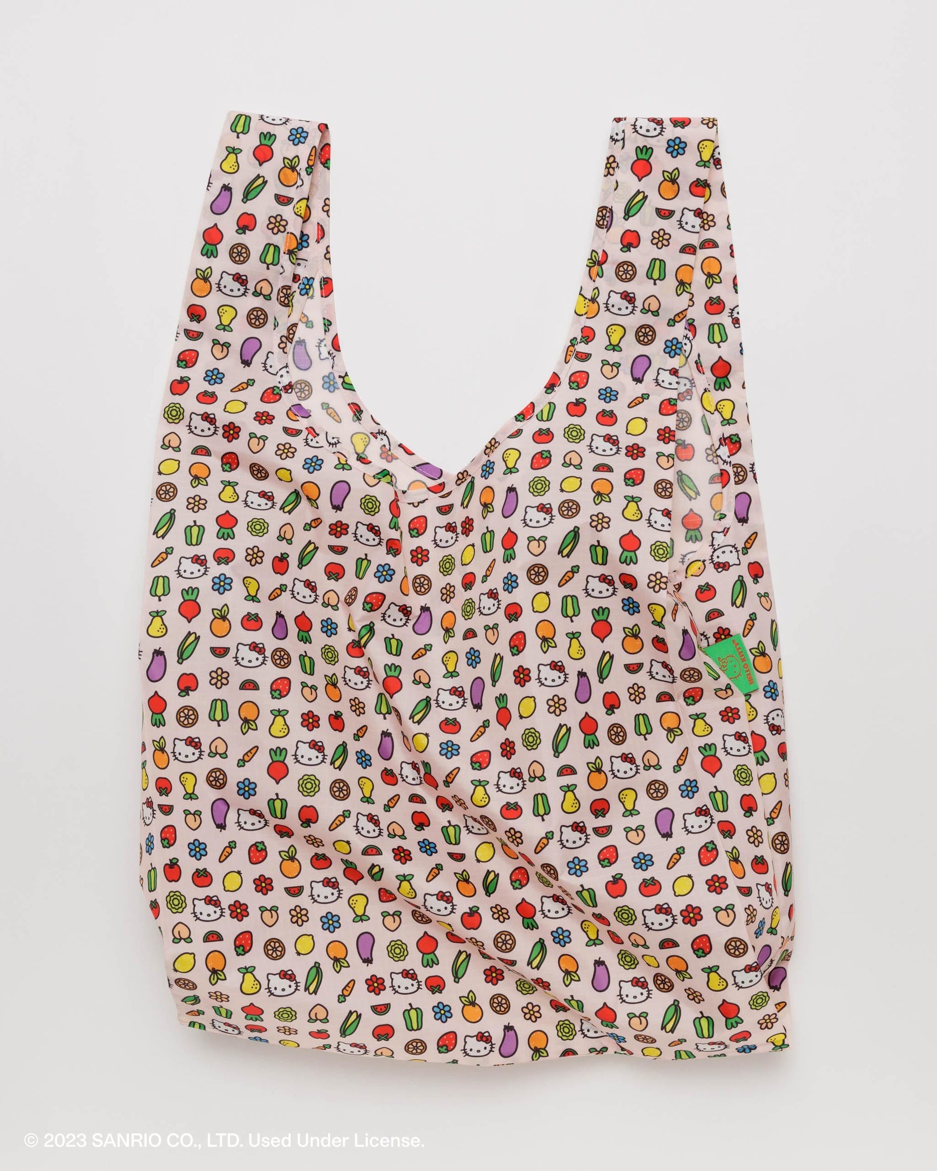 Medium Nylon Crescent Bag : Embroidered Hello Kitty - Baggu