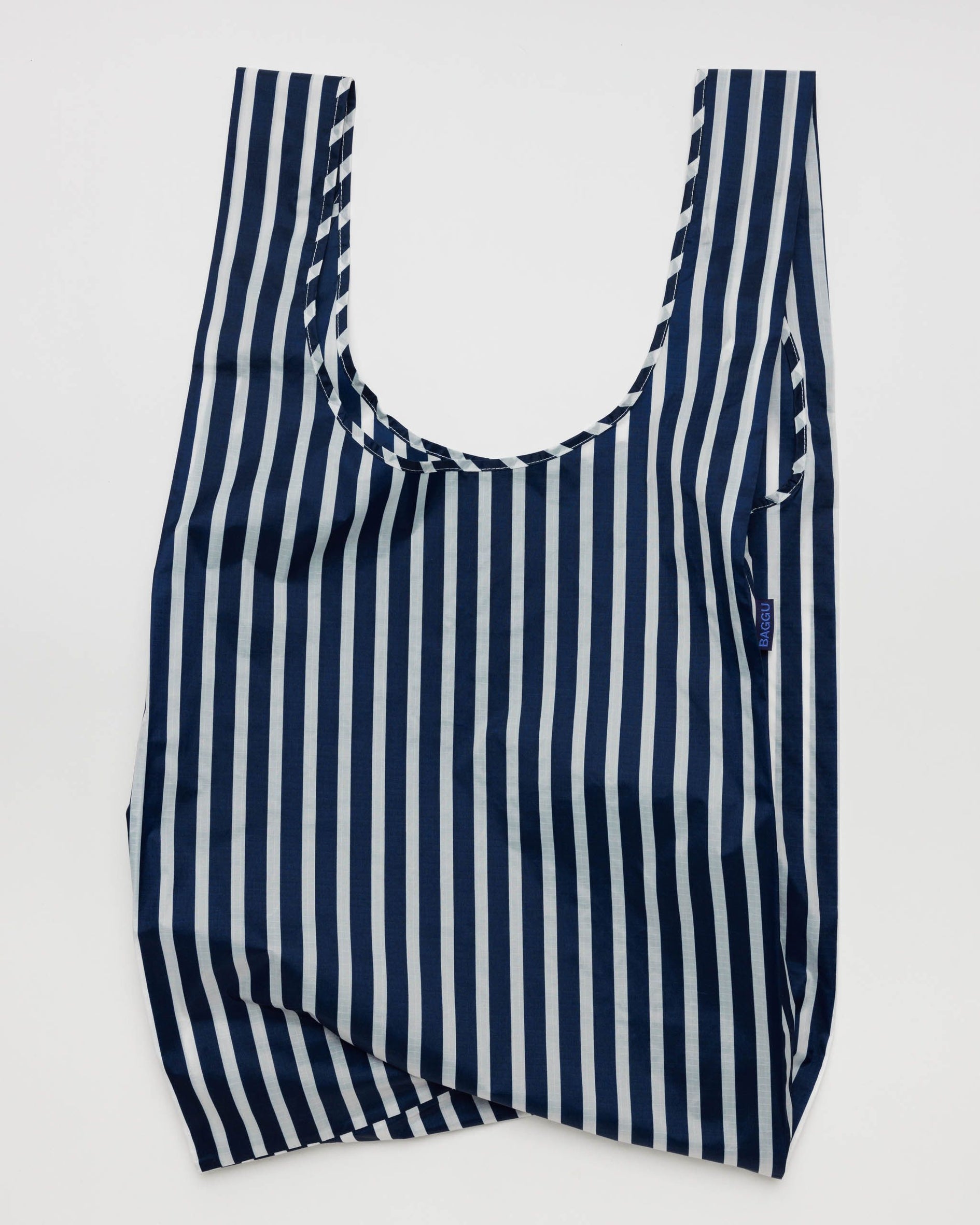 Big Baggu - Navy Stripe