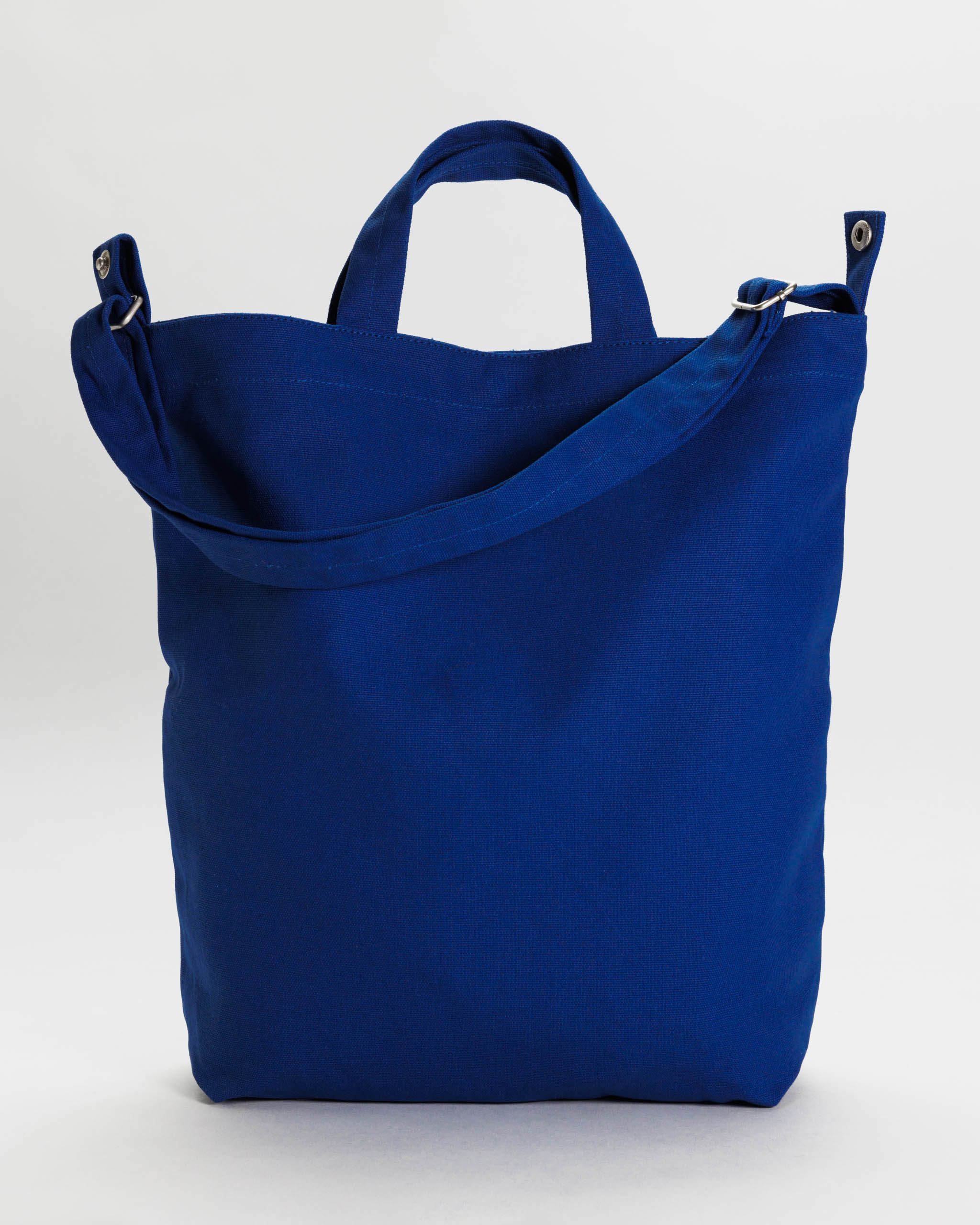 navy tote bag