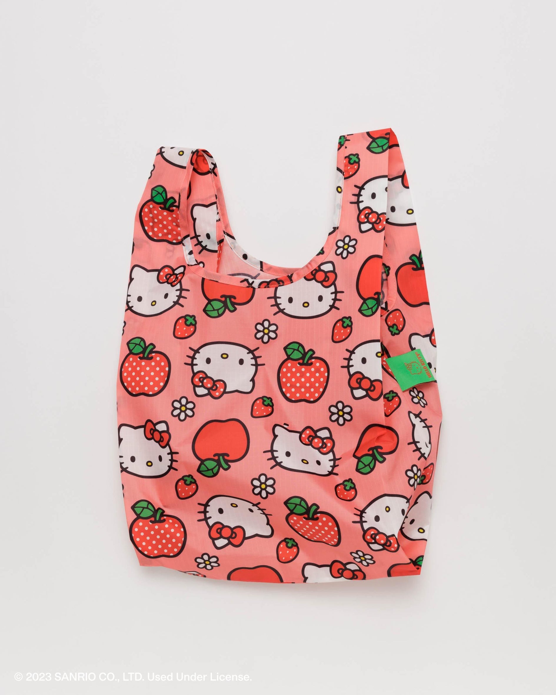 Medium Nylon Crescent Bag : Embroidered Hello Kitty - Baggu