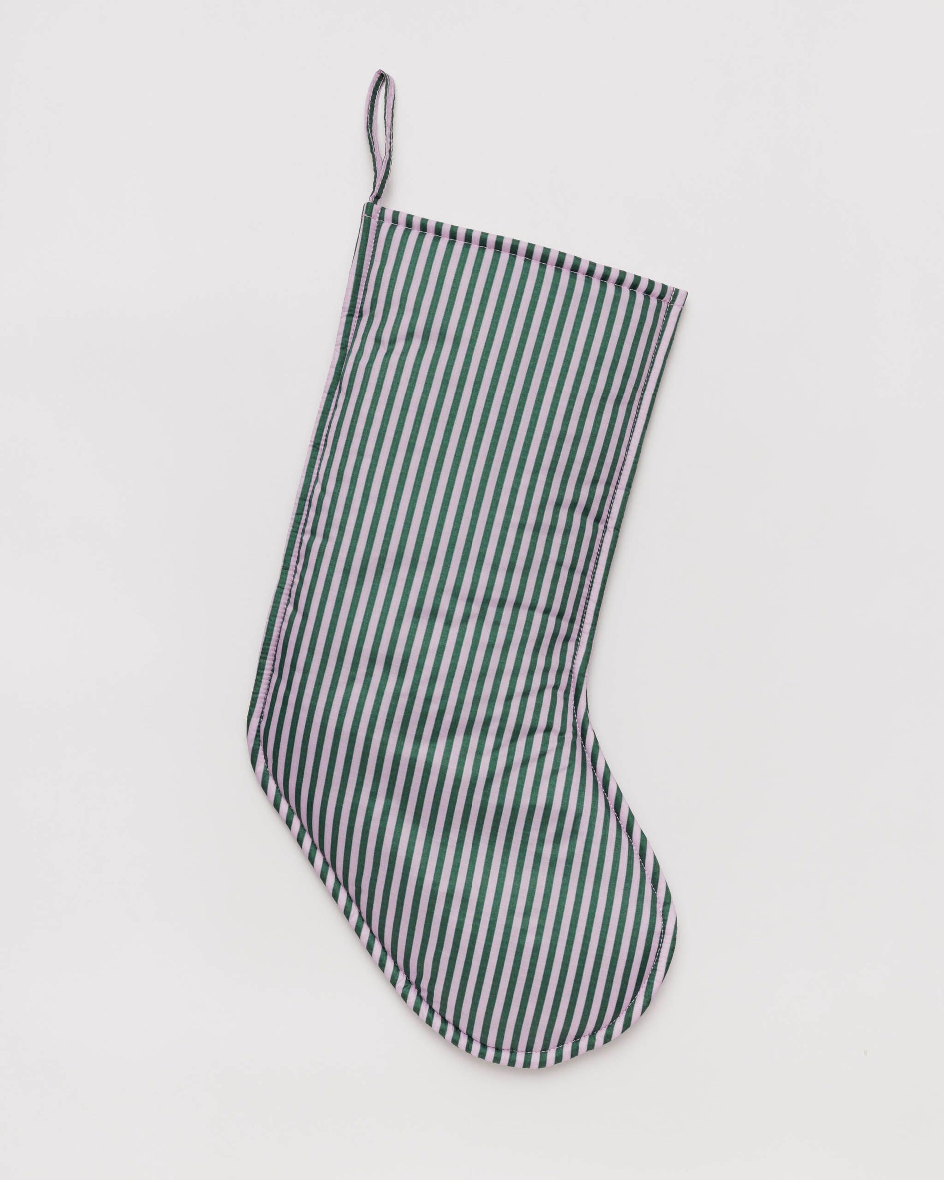 Holiday Stocking : Lilac Candy Stripe - Baggu