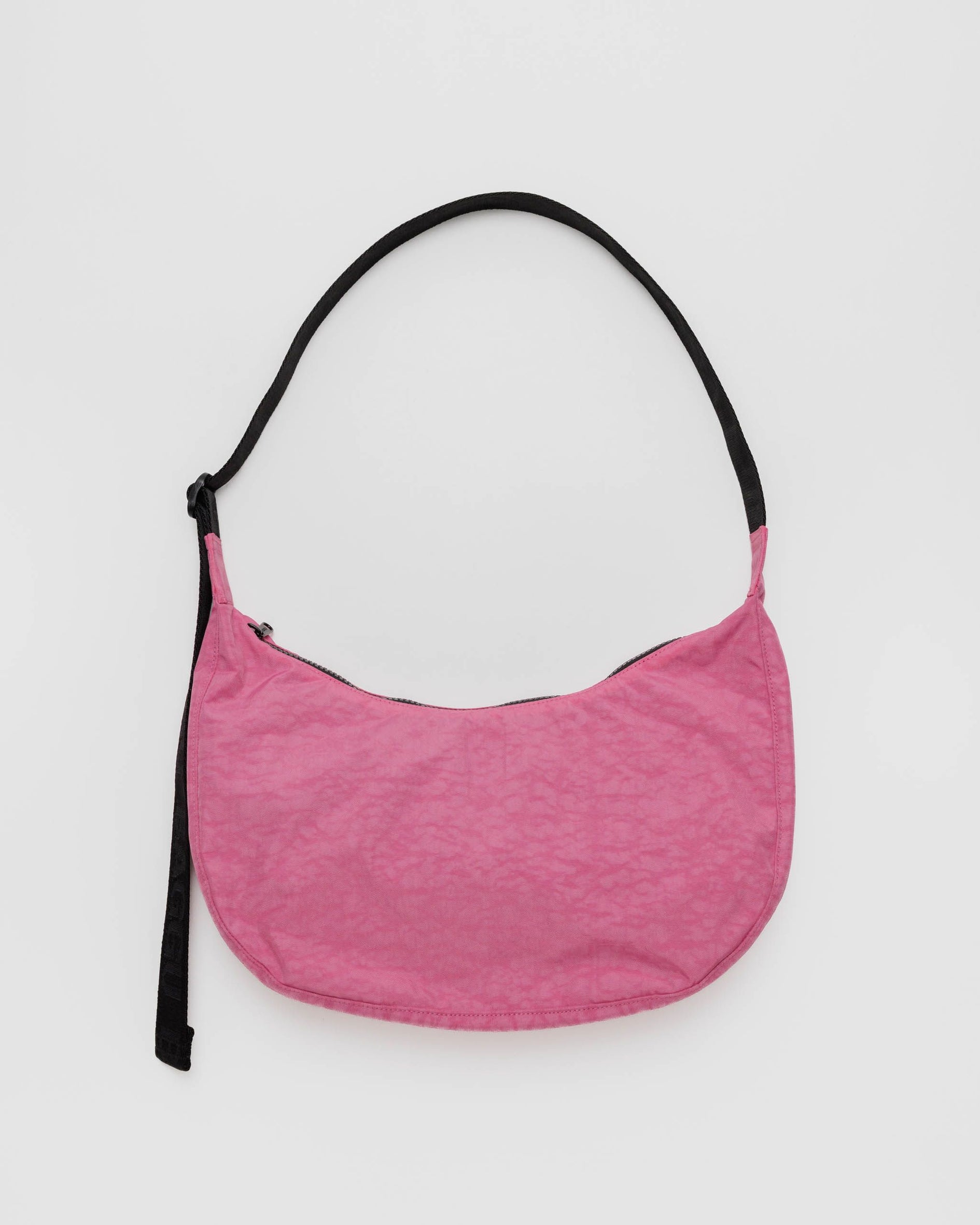 Medium Nylon Crescent Bag : Black - Baggu