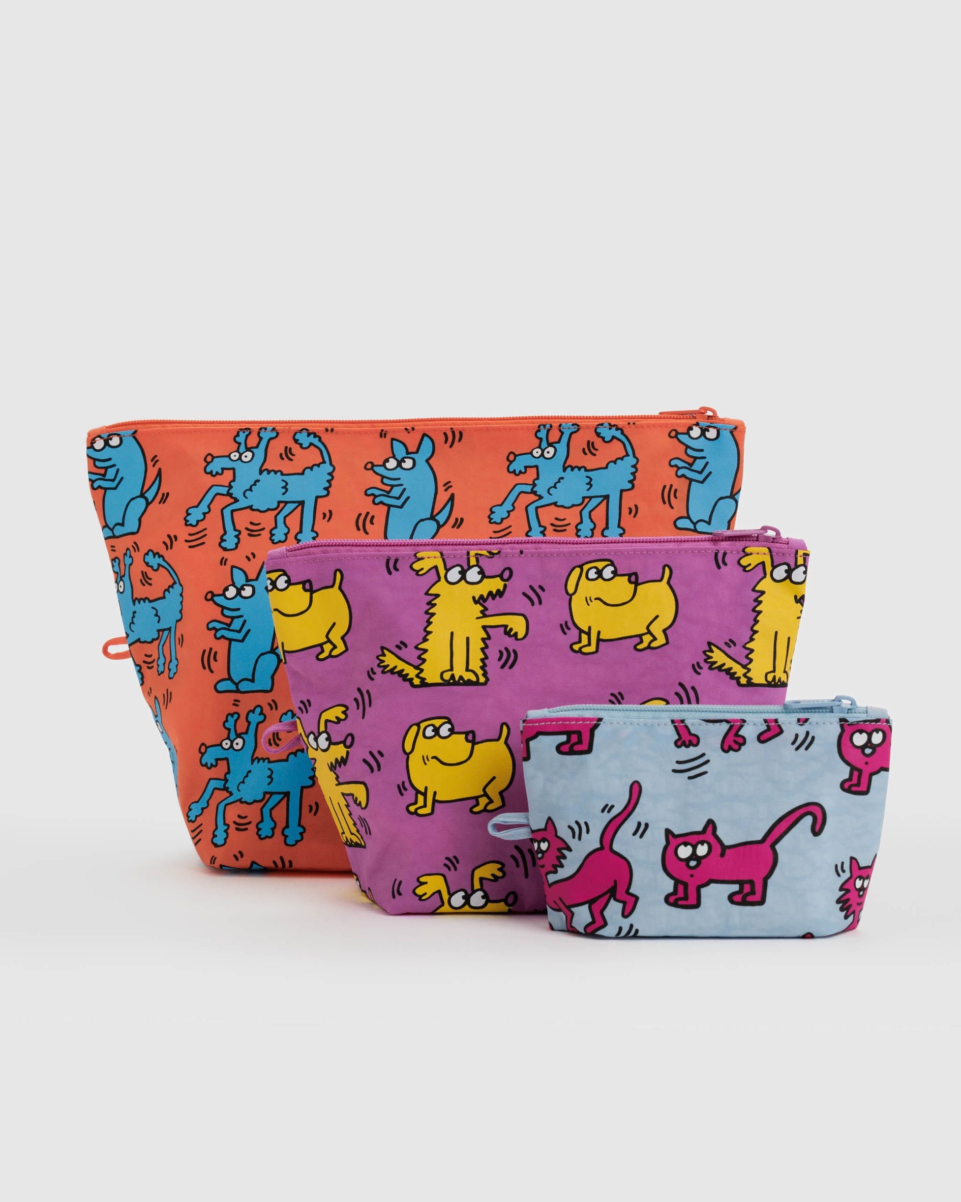 Go Pouch Set - Keith Haring Pets