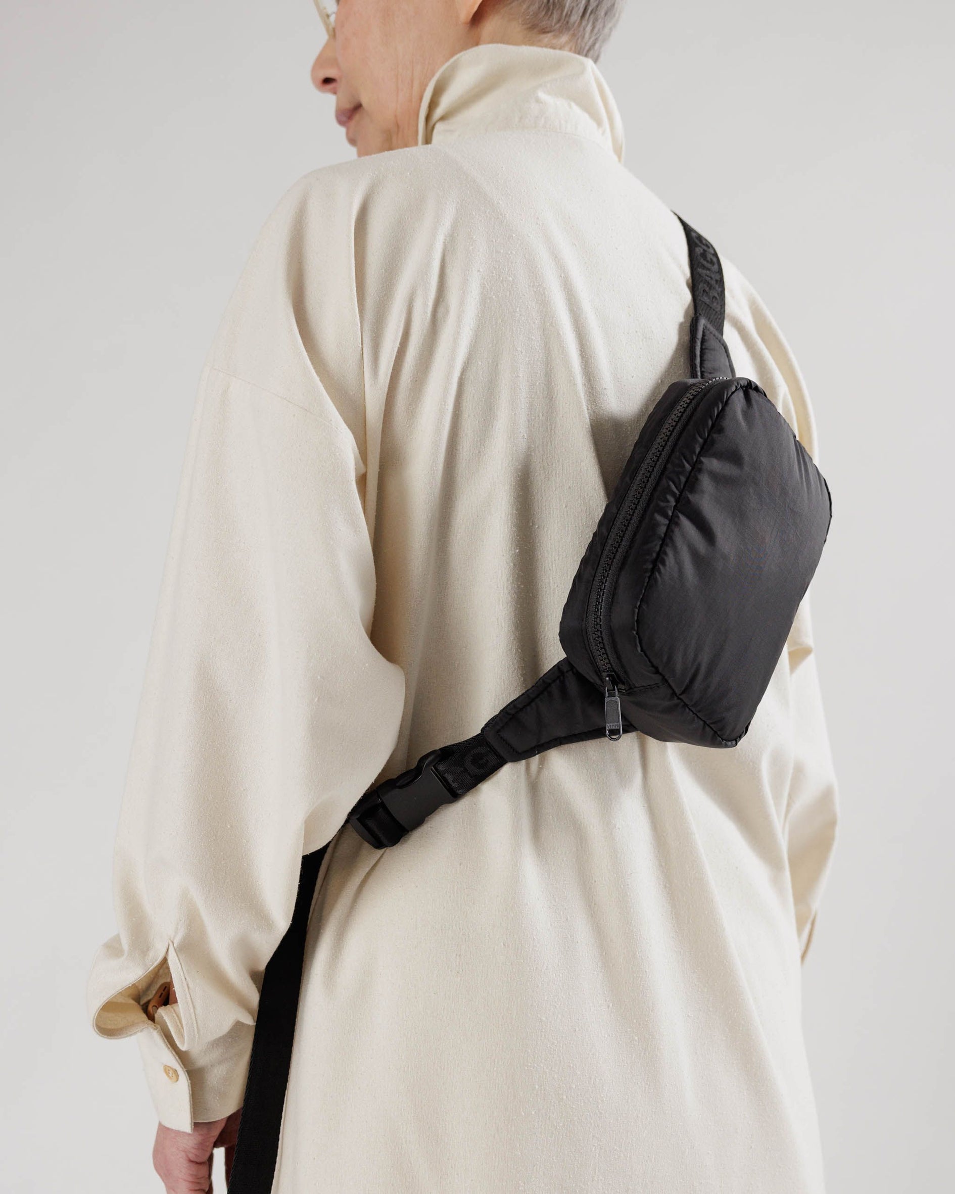 Puffy Fanny Pack : Black - Baggu