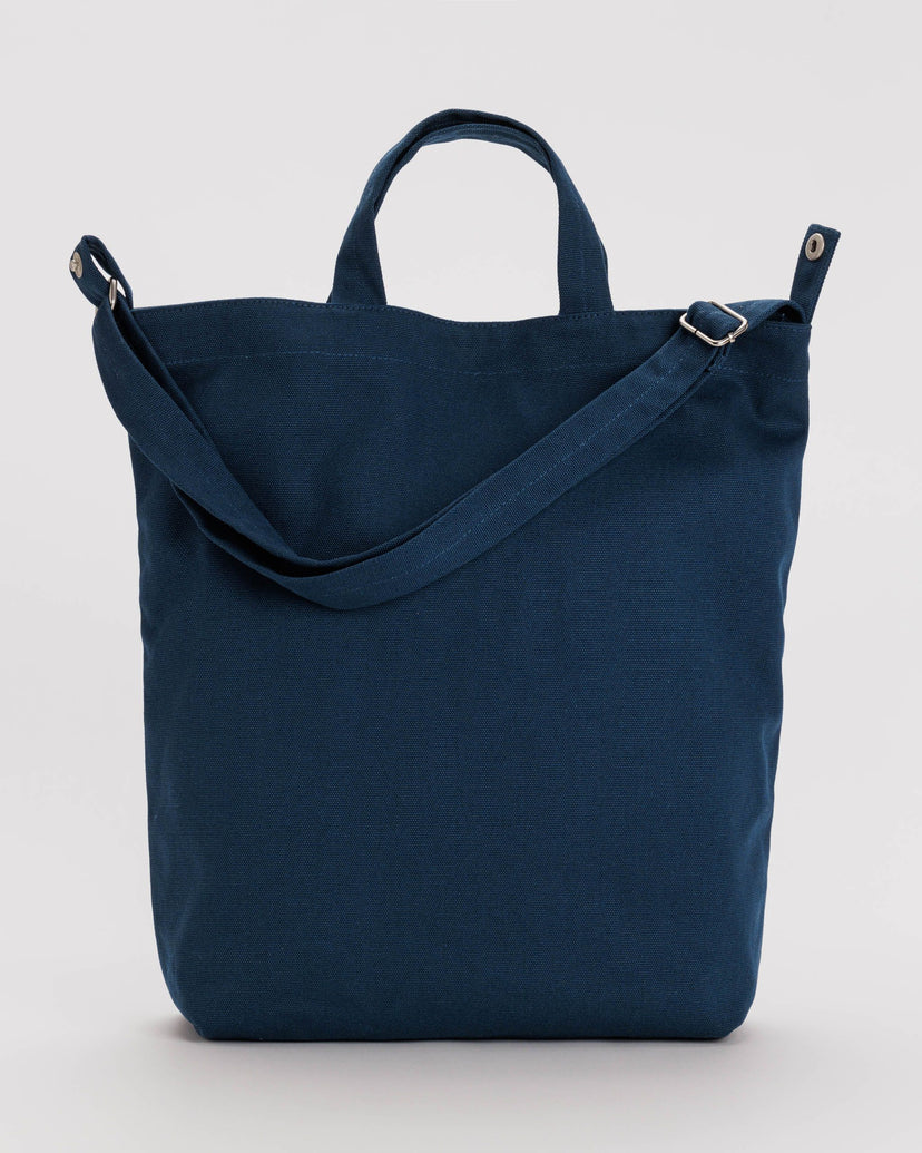 Small Heavyweight Canvas Tote : Sandy Liang Navy - Baggu