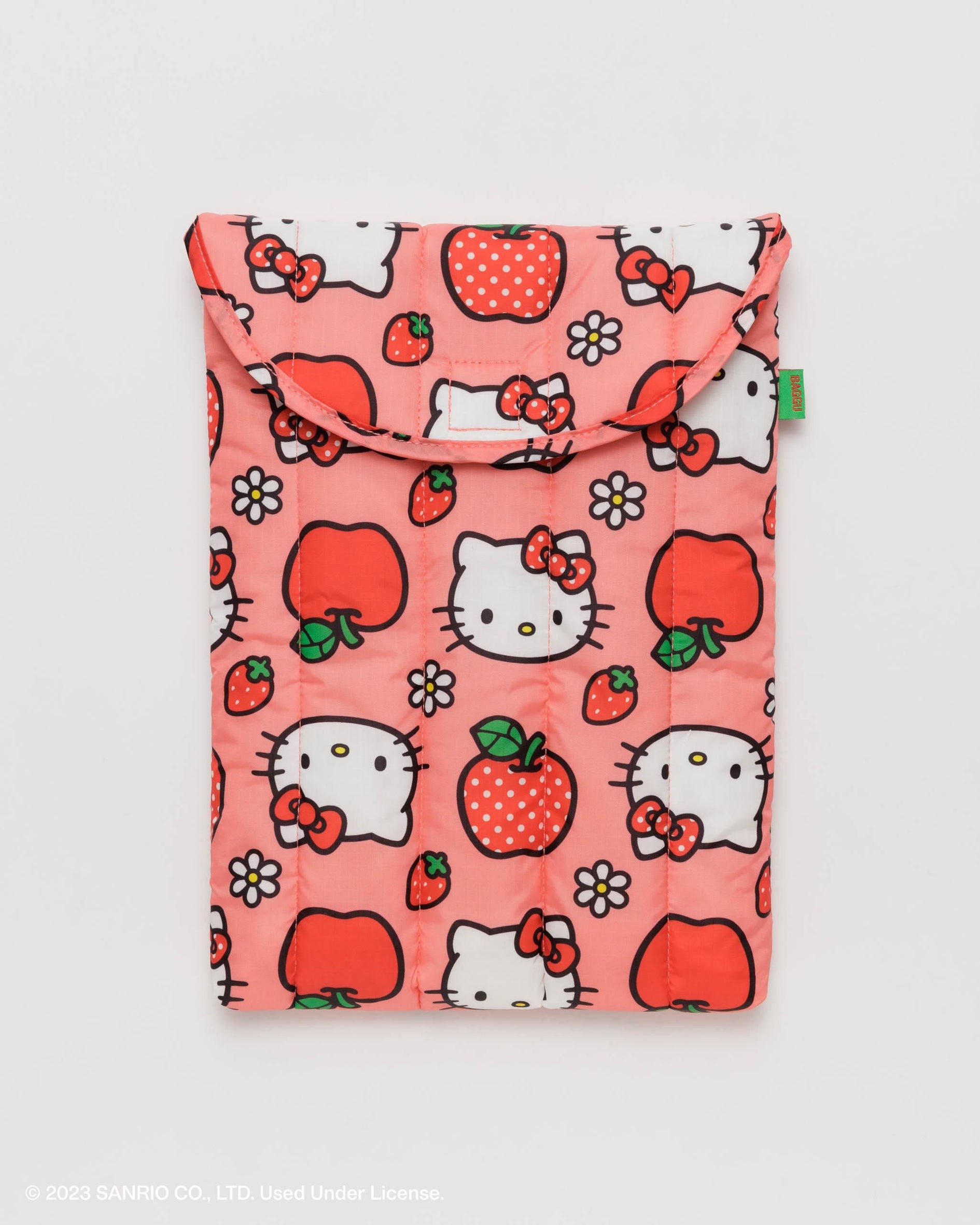 Medium Nylon Crescent Bag : Embroidered Hello Kitty - Baggu