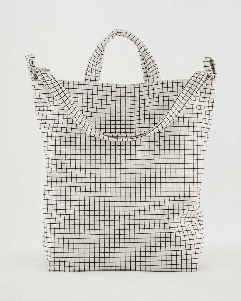 Duck Bag in Natural Grid