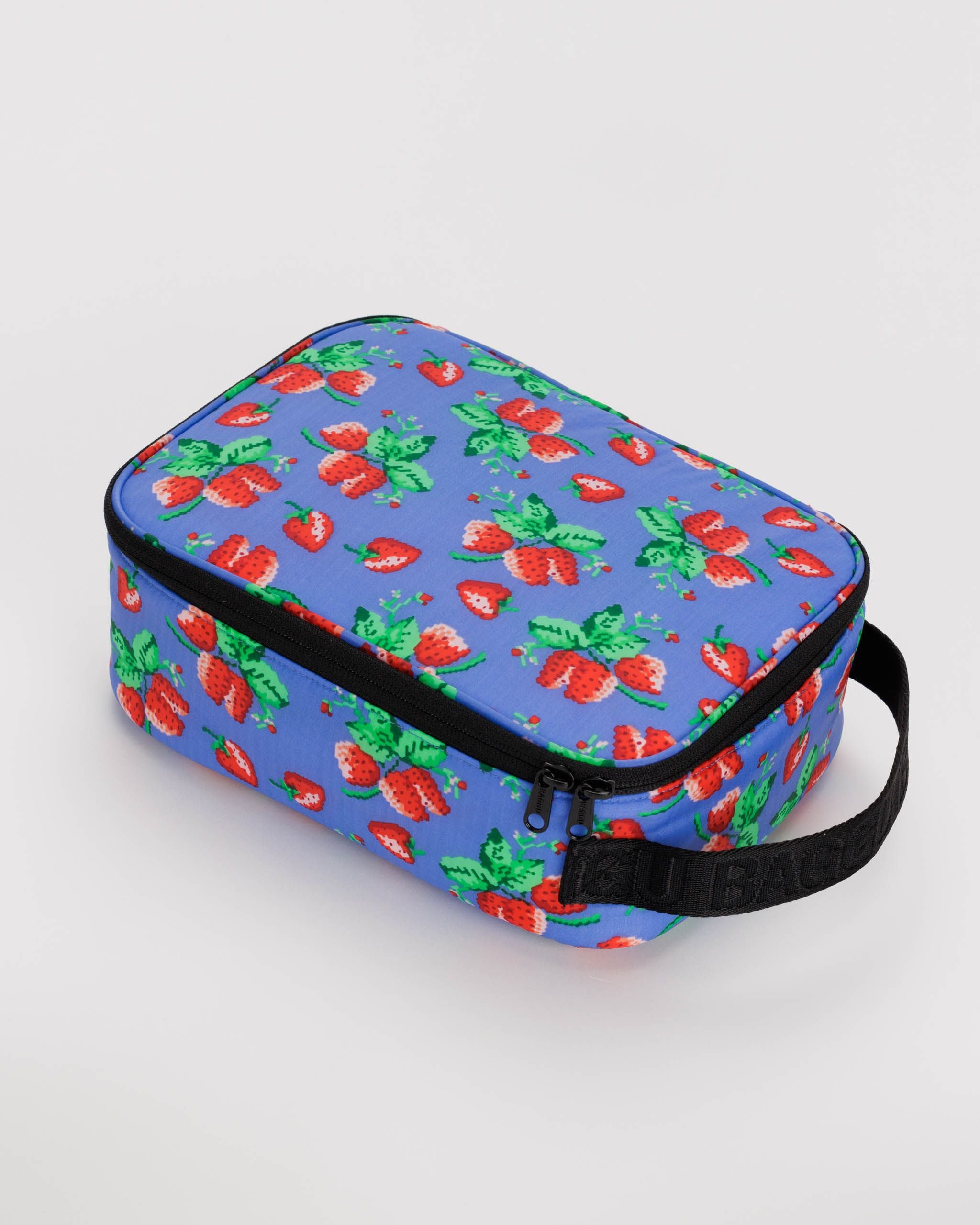 Daisy Print Lunch Bag, Portable Insulated Lunch Box Storage Bag For Outdoor