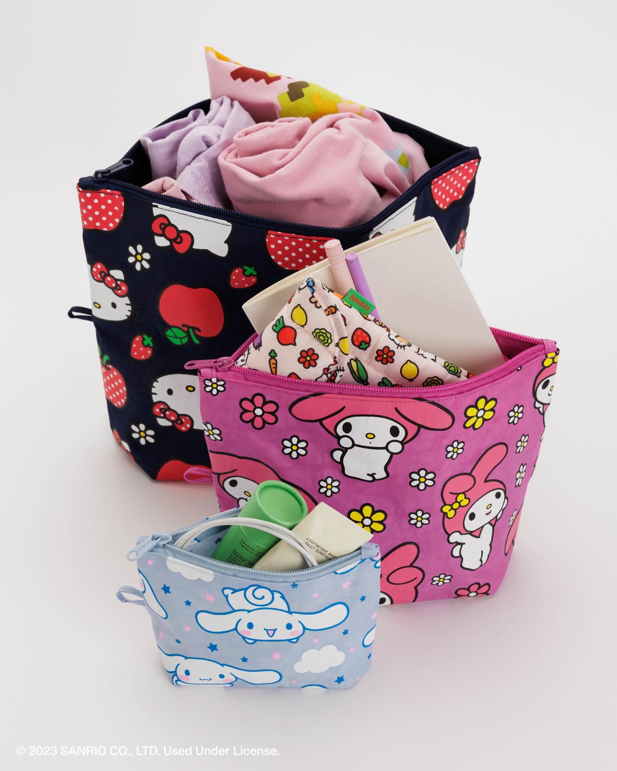 Hello Kitty and Friends x Baggu Standard Bags (Set of 3)