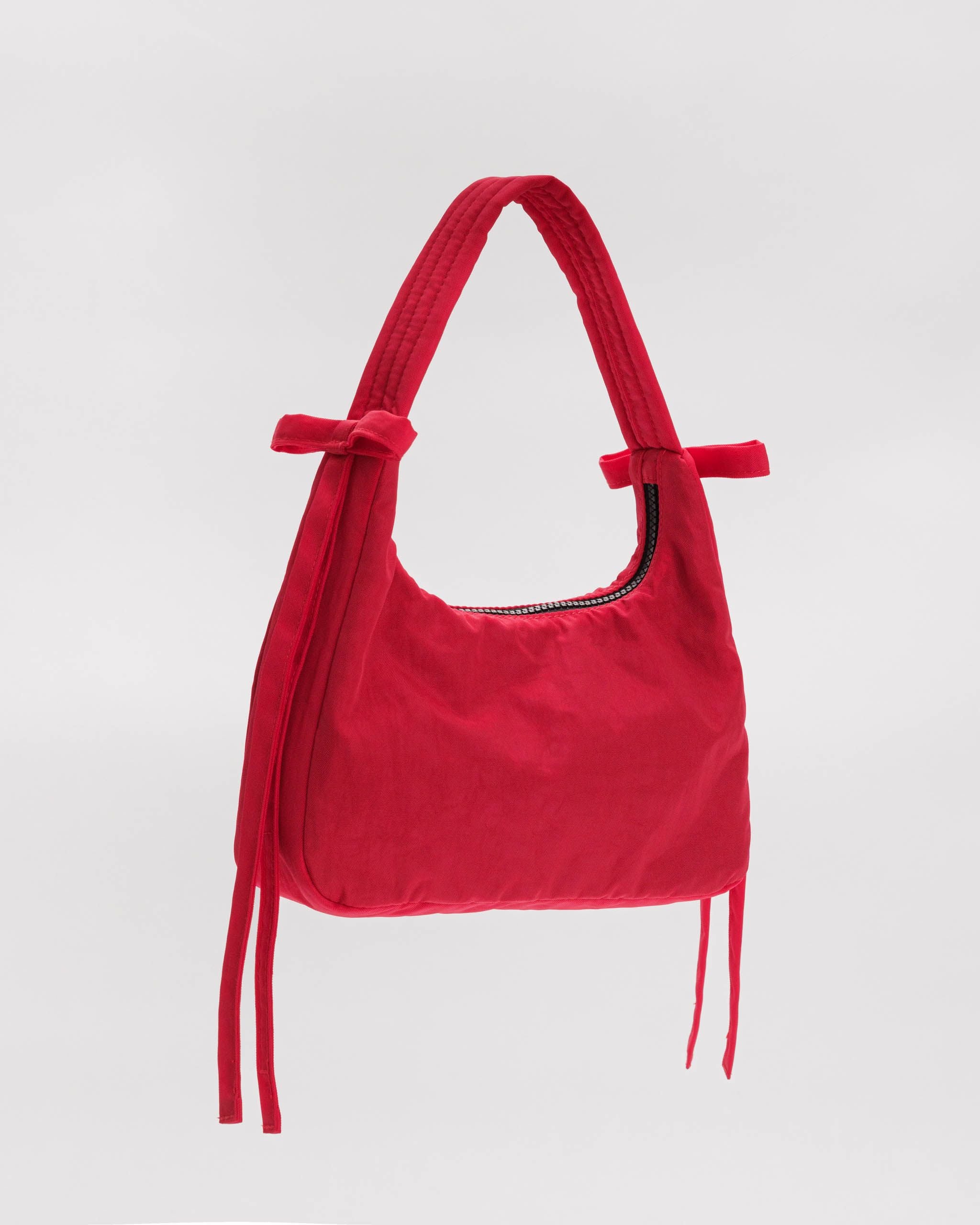 BAGGU UO Exclusive Embroidered Bow Mini Nylon Shoulder Bag