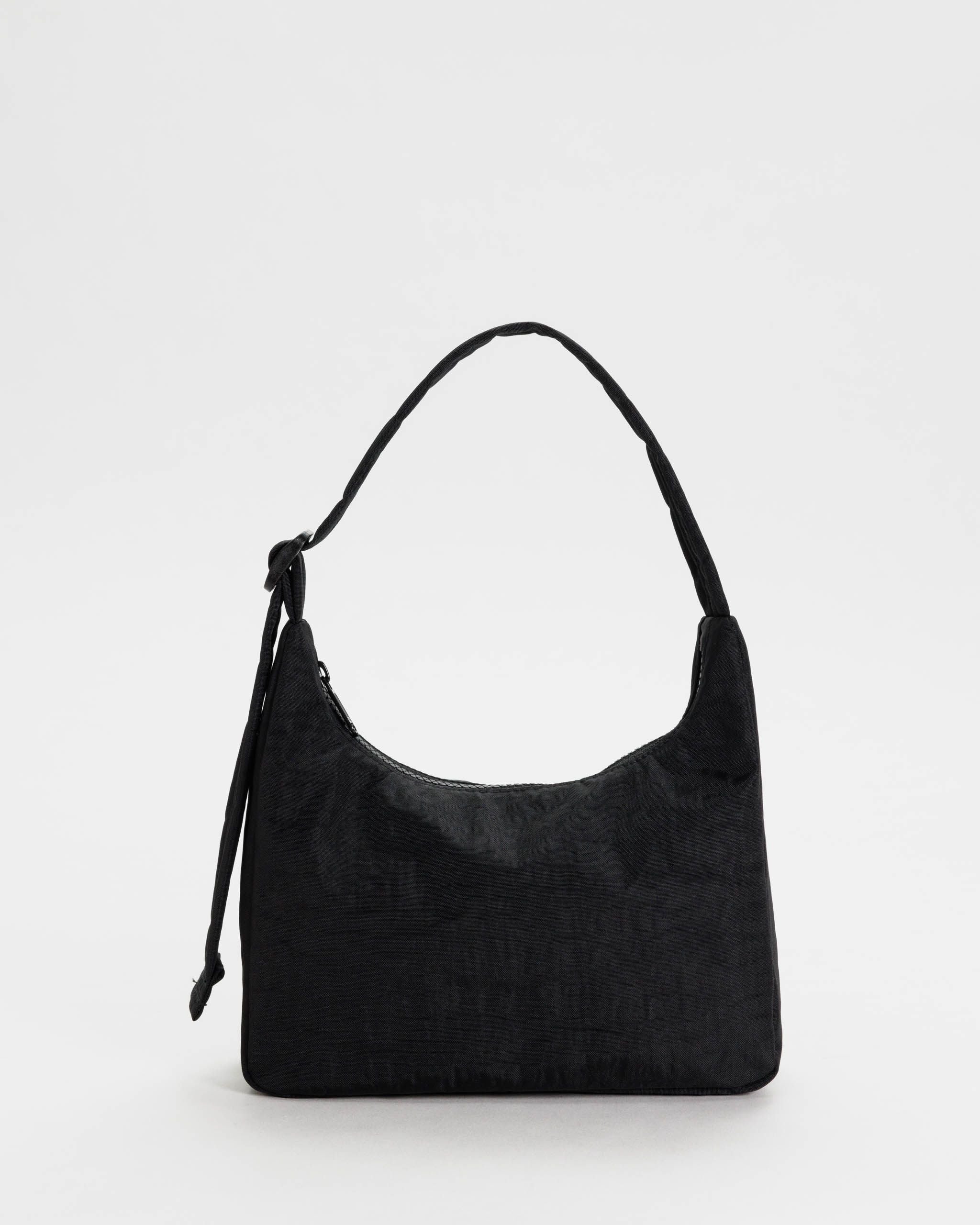 Monogram Nylon Shoulder Bag Mini Black