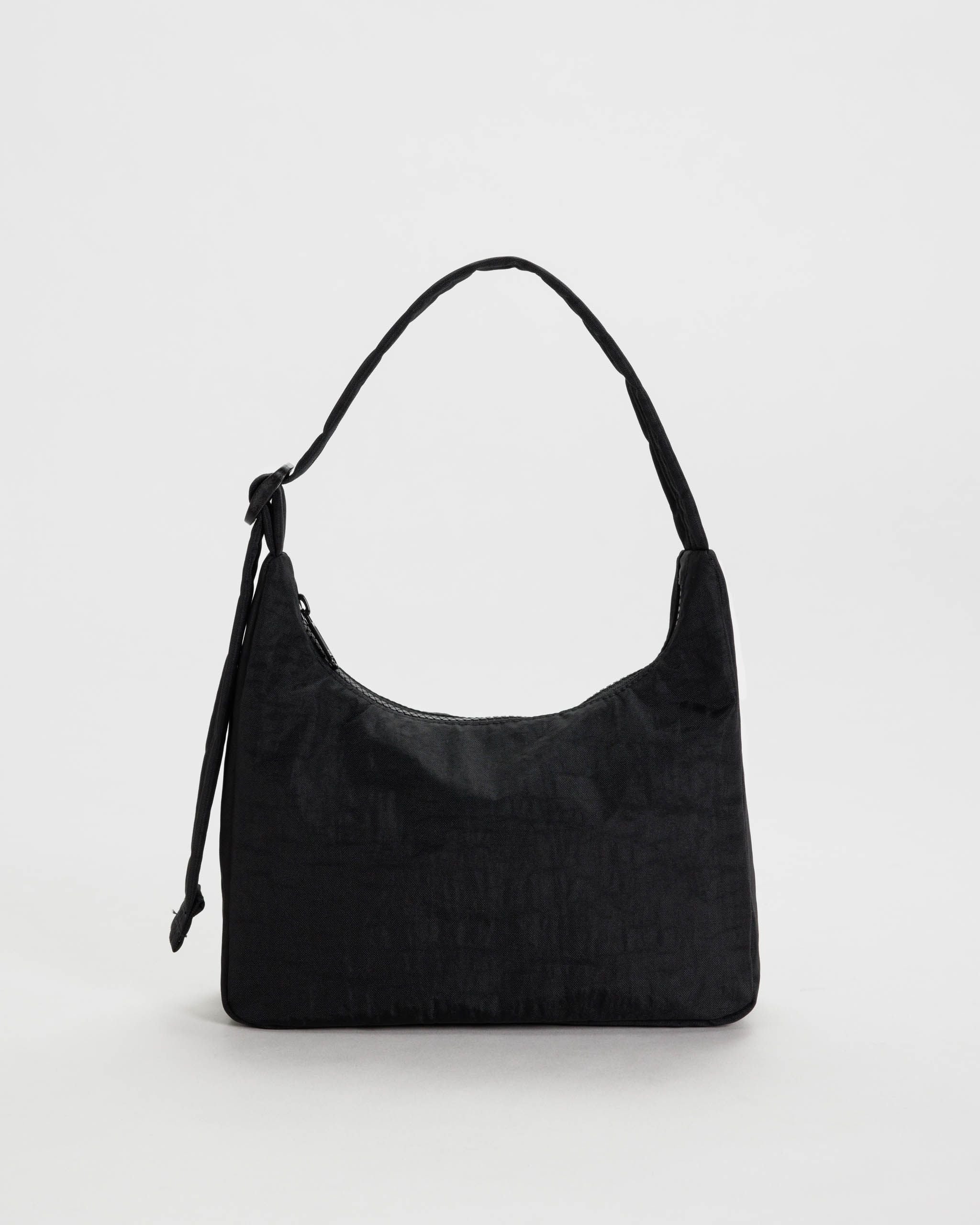 Nylon Monogram Shoulder Bag Mini Black