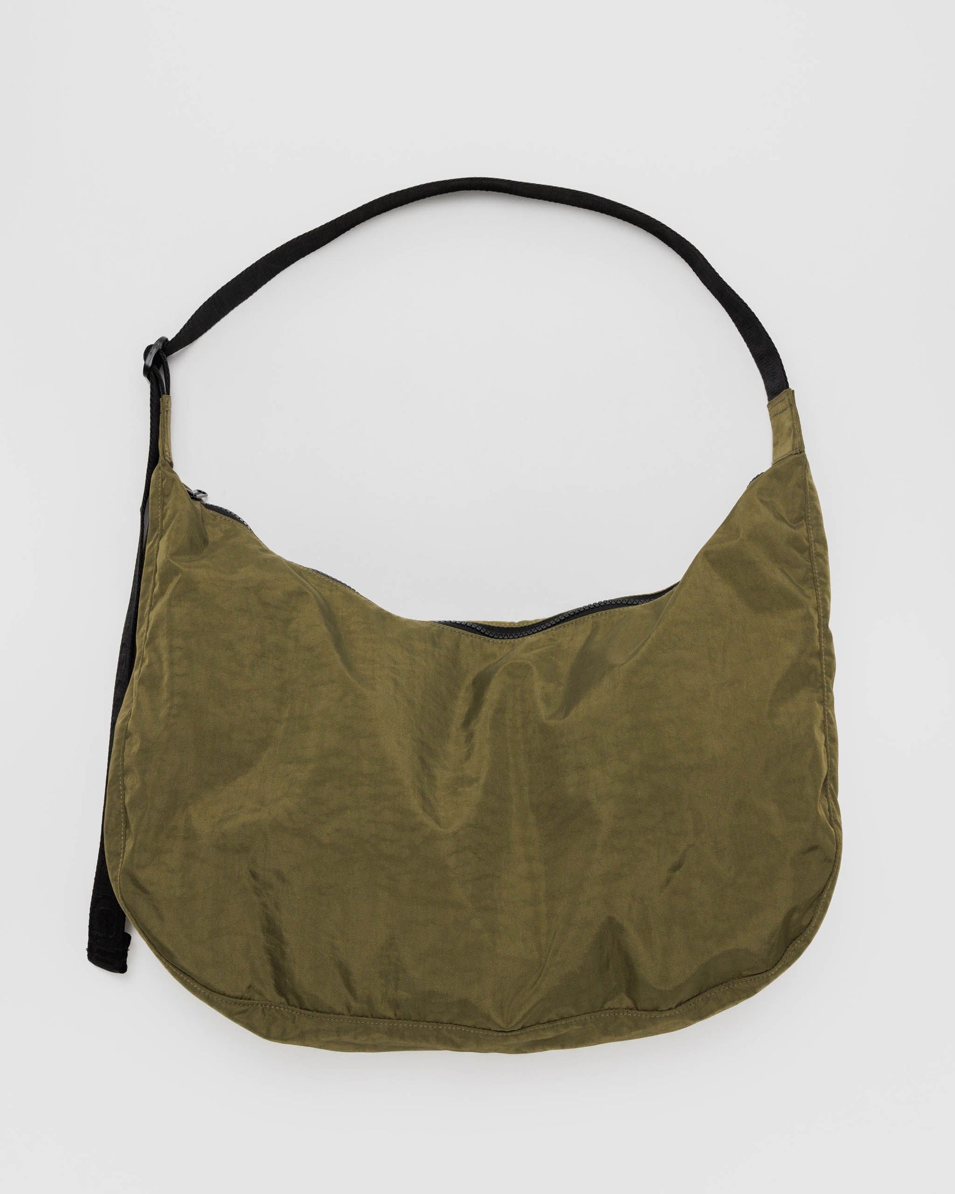 Large Nylon Crescent Bag - Seaweed