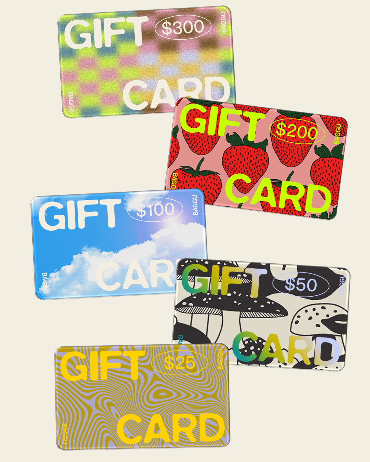 Gift Card : Strawberry - Baggu