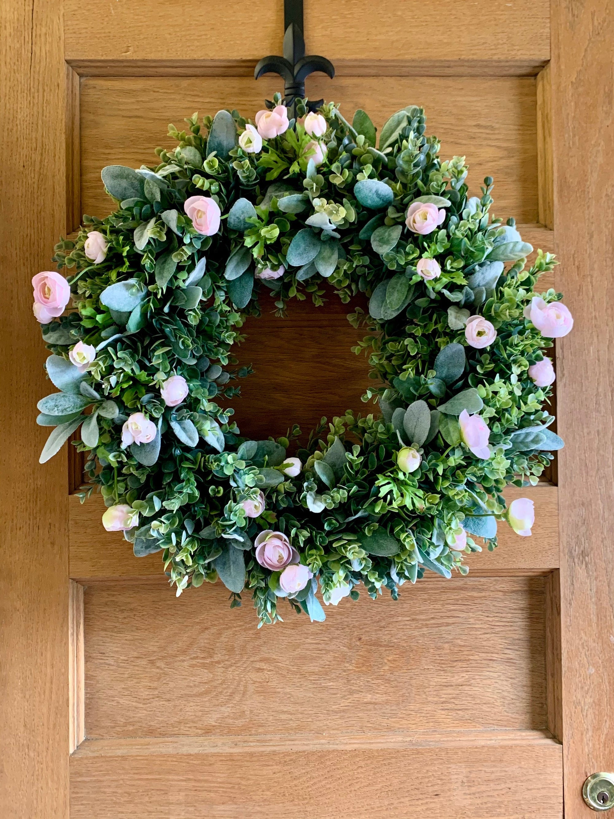 Farmhouse Decor  Lavender Bayleaf Wreath - TwoInspireYou