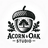 Acorn and Oak Studio Logo