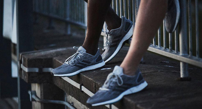 adidas pure boost on feet