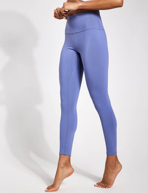 Alo Yoga | 7/8 High Waisted Airlift Legging - Blue | The Sports Edit
