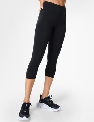 Power Gym Leggings - Black Reflective Leopard Print