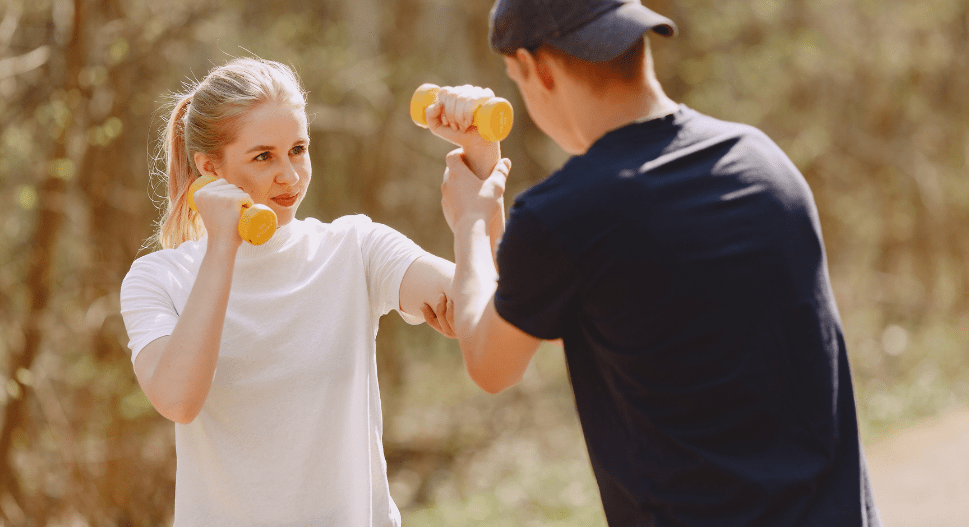 why its good to workout with your partner