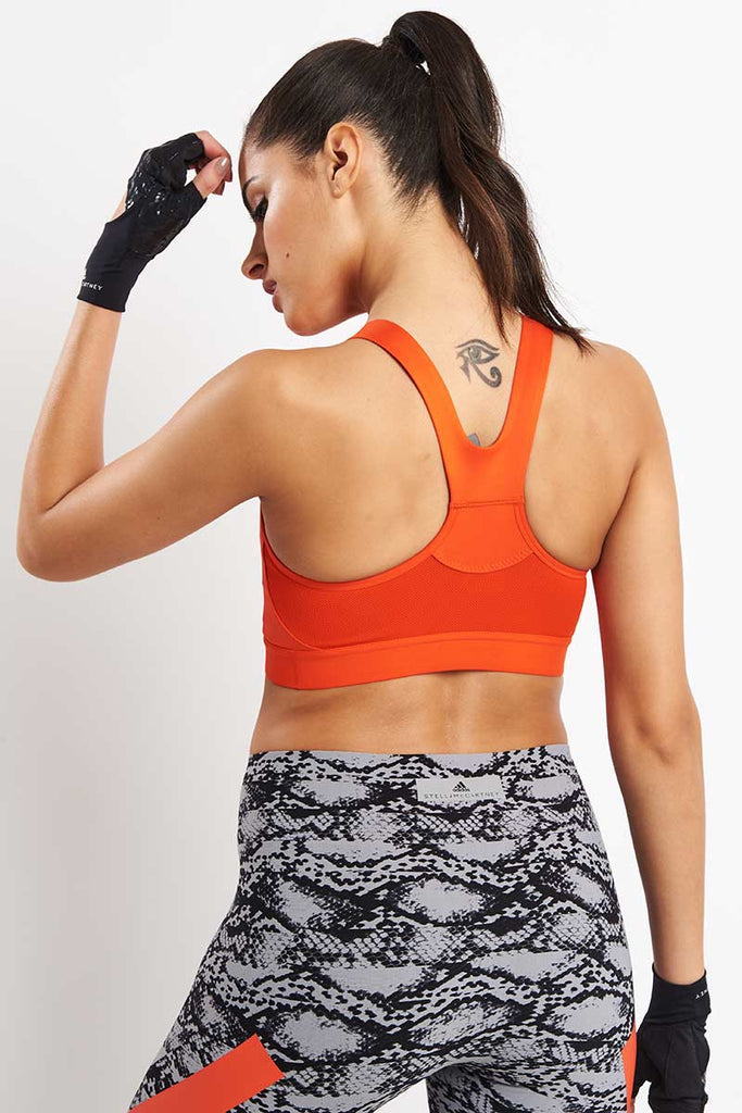 adidas orange sports bra