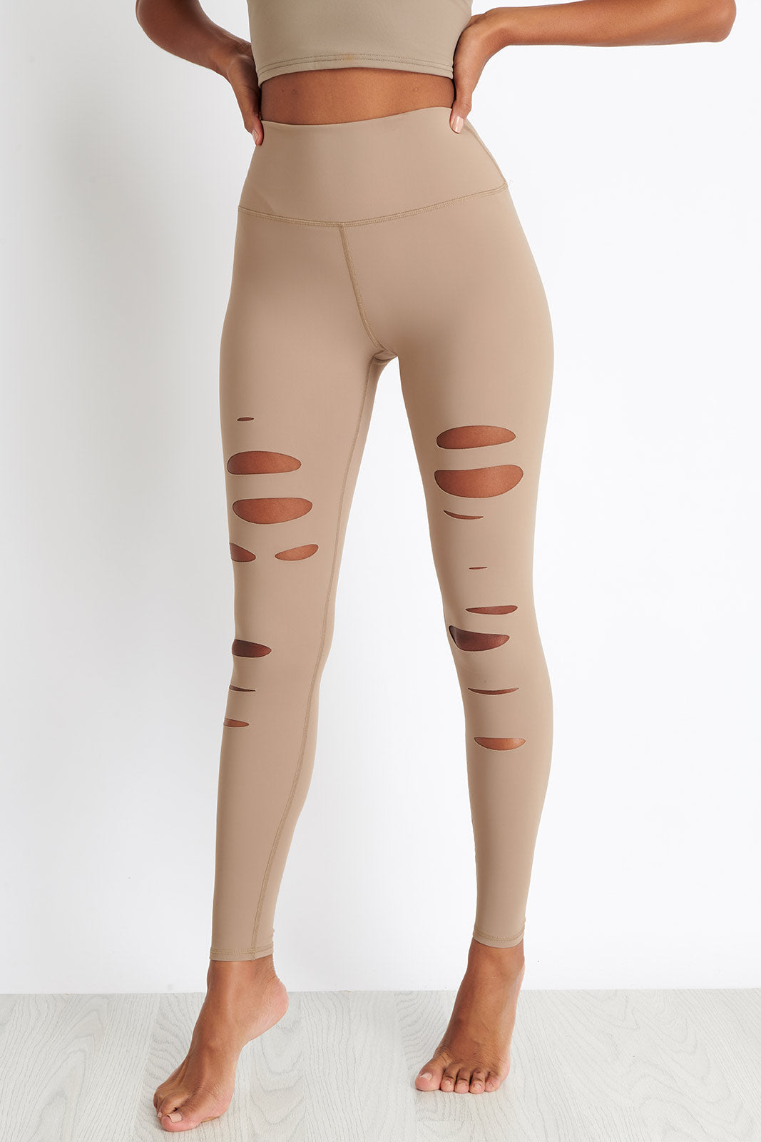 Alo Yoga High Waist Ripped Warrior Legging