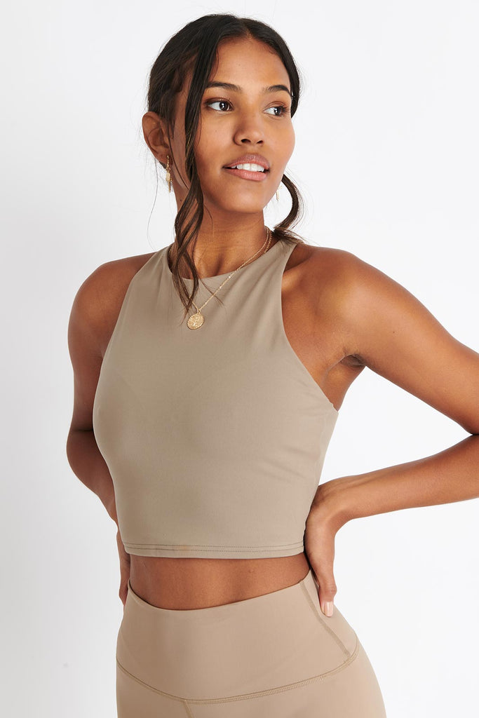 Alo Yoga | Movement Bra - Gravel | The Sports Edit