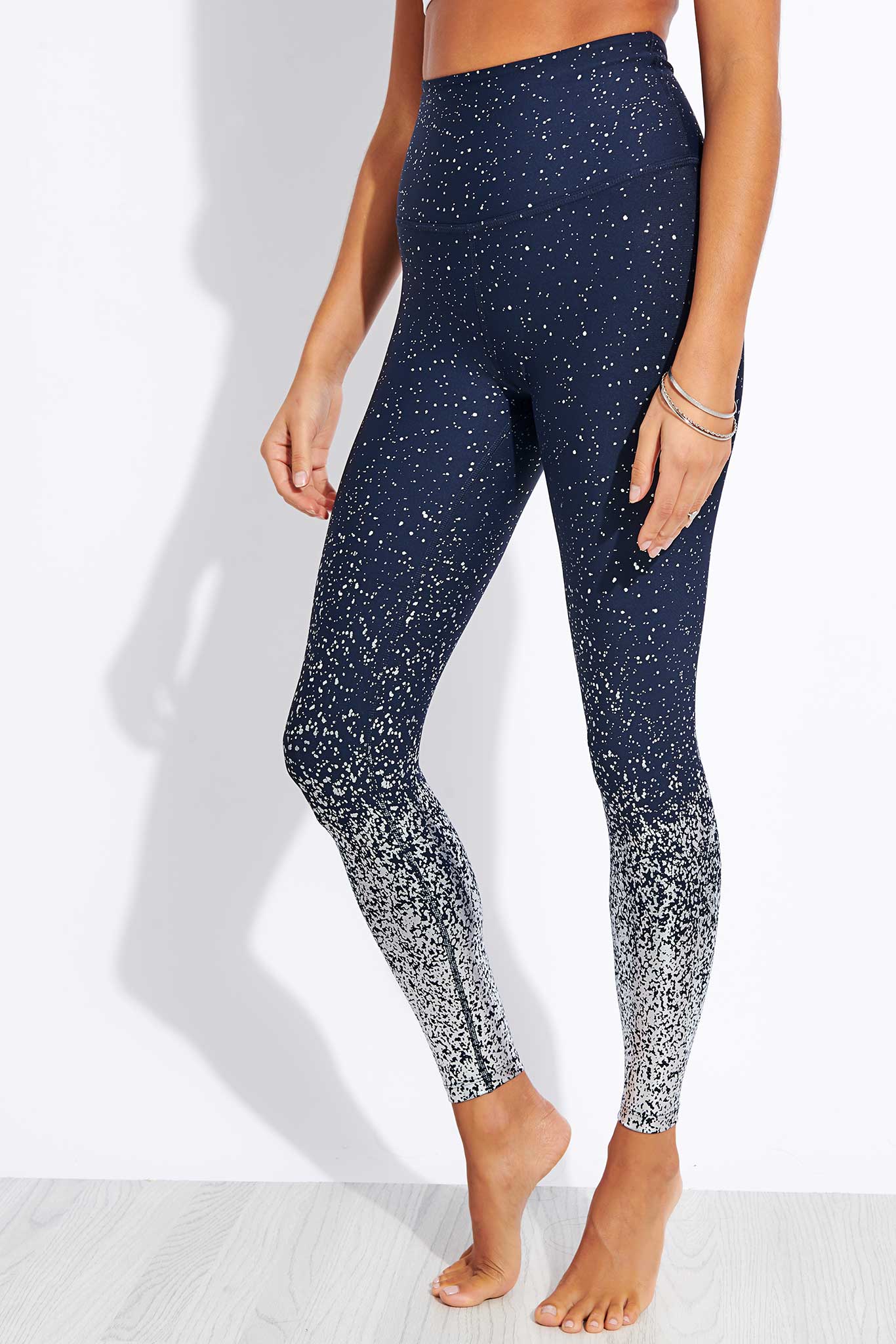 Beyond Yoga Alloy Ombre High Waisted Midi Legging In Blue