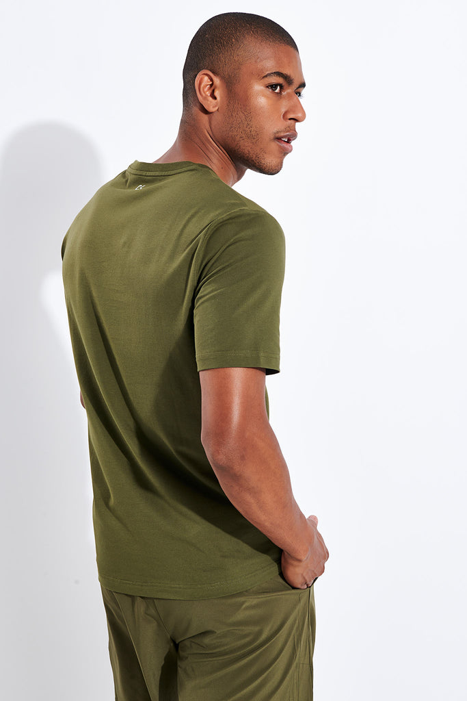 calvin klein khaki t shirt