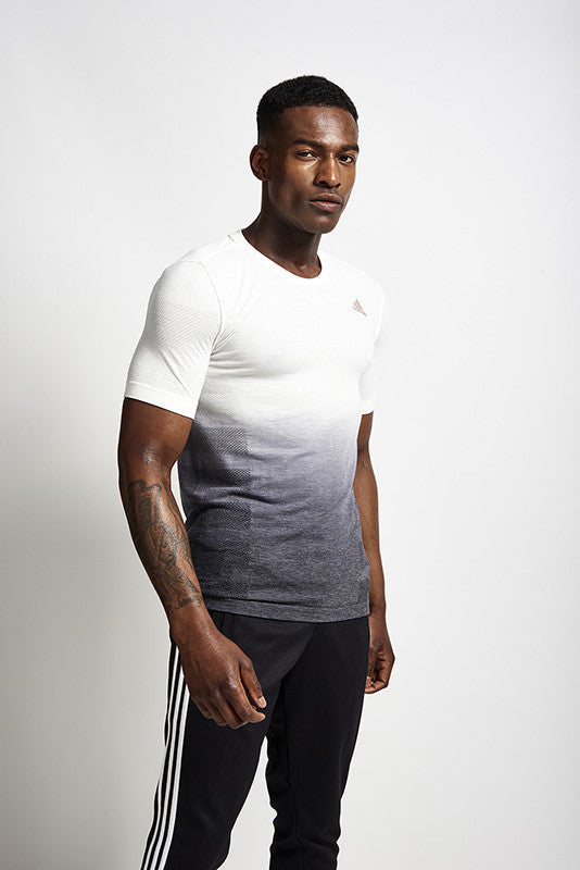 Comercial cosa Trascendencia Adidas Originals Primeknit Wool Dip-dyed Tee In White | ModeSens