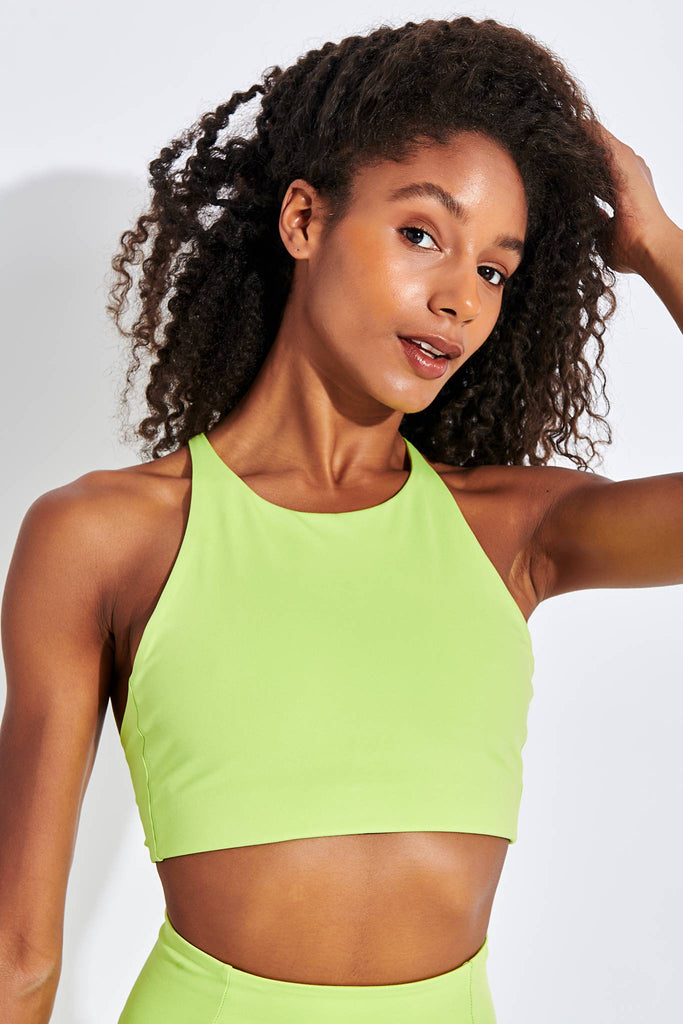 lime sports bra