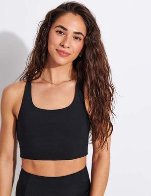 Girlfriend Collective Paloma Longline Sports Bra, Storm at John Lewis &  Partners