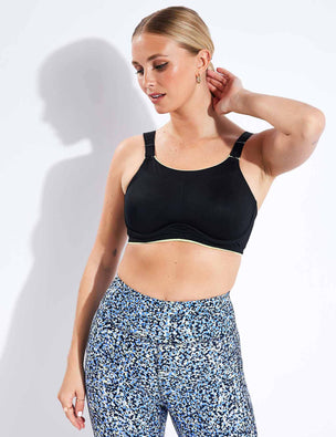 Buy Marks & Spencer Extra High Impact Non-padded Sports Bra Aa-g - Black  Online