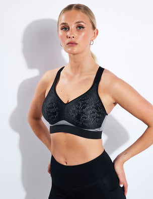 Zero Gravity Running Bra - Black