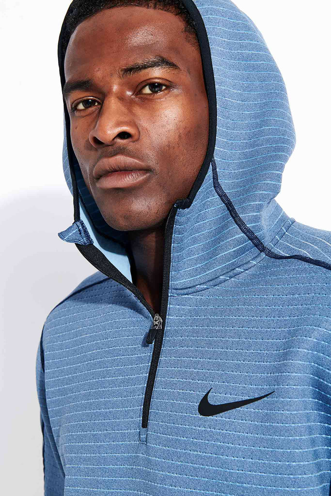 nike pro zip up hoodie